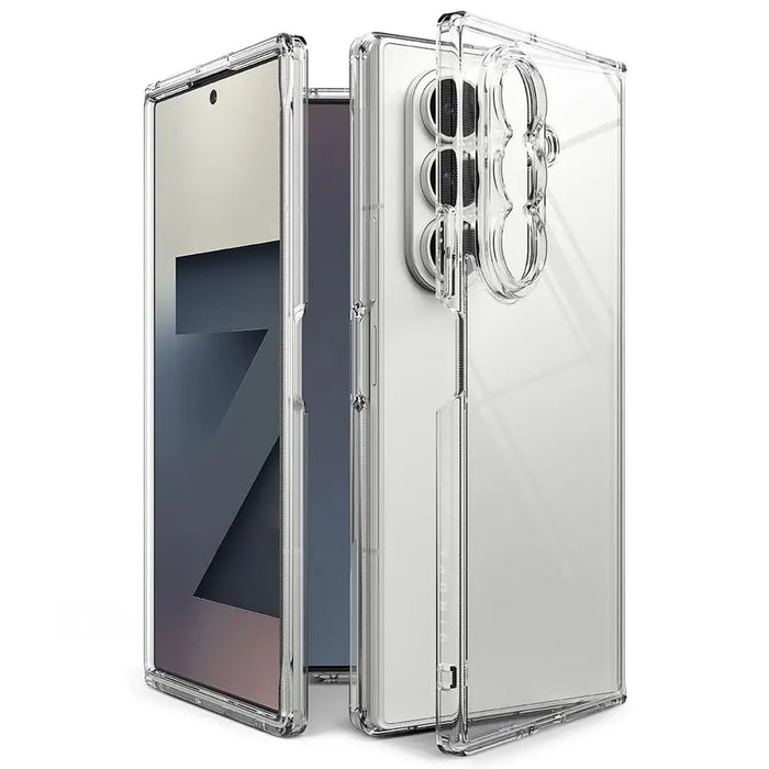 Калъф Ringke Fusion за Samsung Galaxy Z Fold 7 - прозрачен