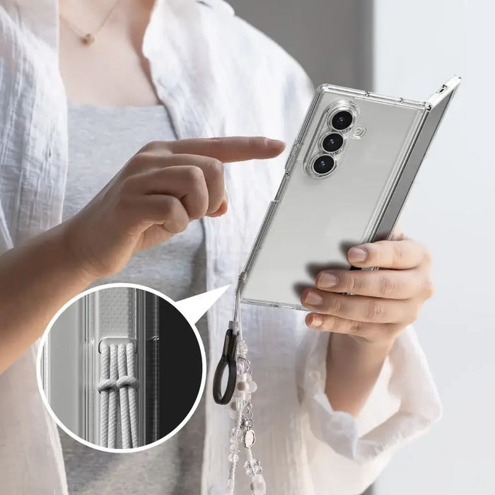 Калъф Ringke Fusion за Samsung Galaxy Z Fold 7 - прозрачен