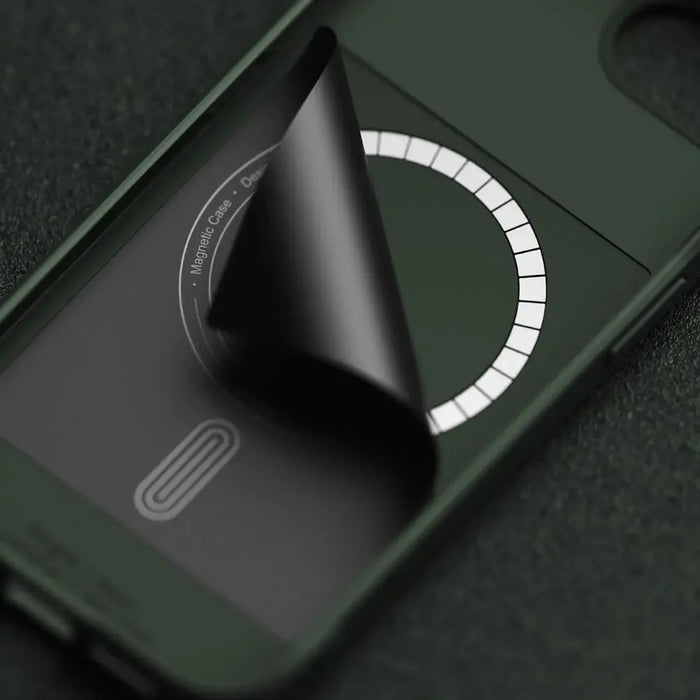 Калъф Ringke Onyx Magnetic Magsafe за iPhone 16e - зелен