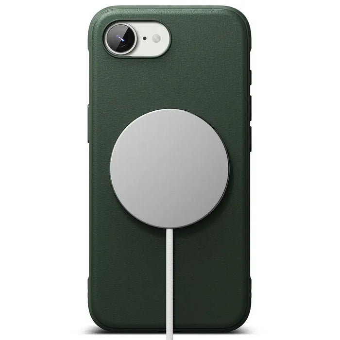 Калъф Ringke Onyx Magnetic Magsafe за iPhone 16e - зелен