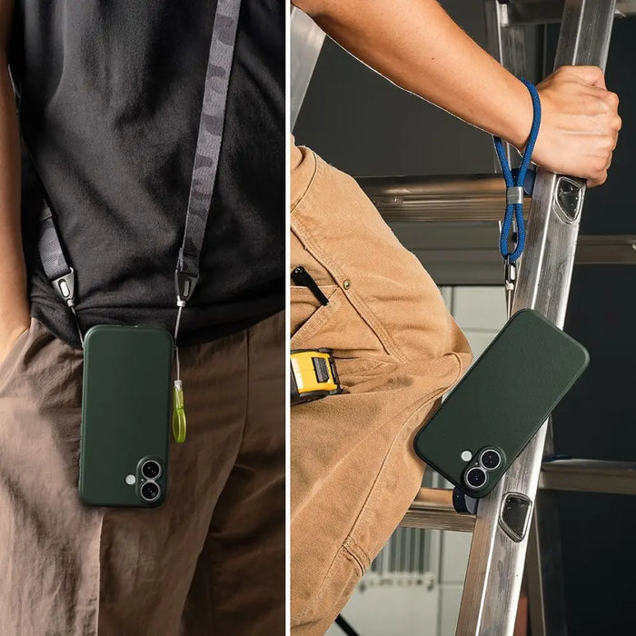 Калъф Ringke Onyx за iPhone 17 - зелен