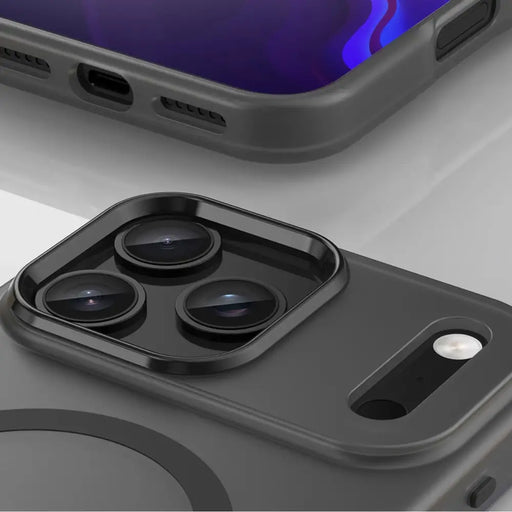 Калъф с магнитен абразив за iPhone 17 Pro Max съвместим