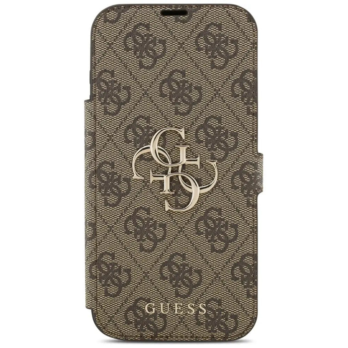 Калъф с метално лого Guess Book 4G за iPhone 17 Pro Max