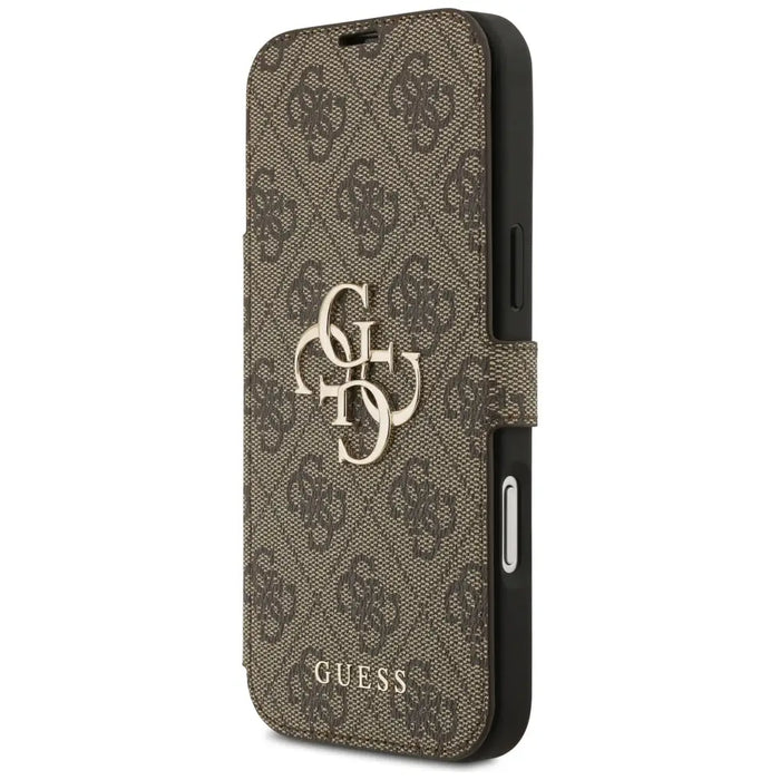 Калъф с метално лого Guess Book 4G за iPhone 17 Pro Max
