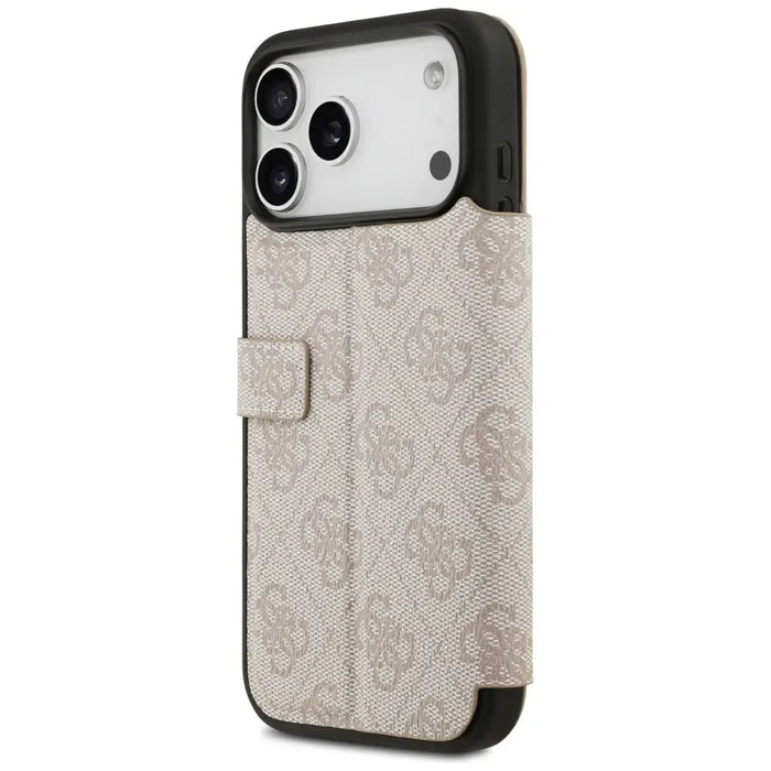 Калъф с метално лого Guess Book 4G за iPhone 17 Pro Max