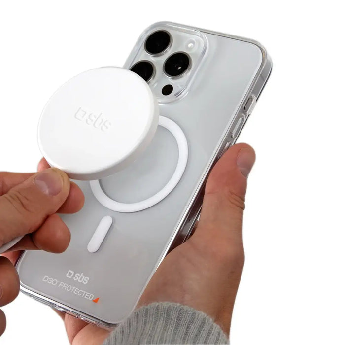 Калъф SBS D3O MagSafe за iPhone 15 Pro - прозрачен