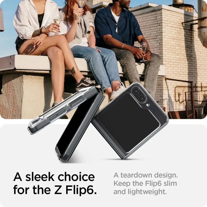 Калъф Spigen Airskin за Samsung Galaxy Z Flip 6 - Прозрачен