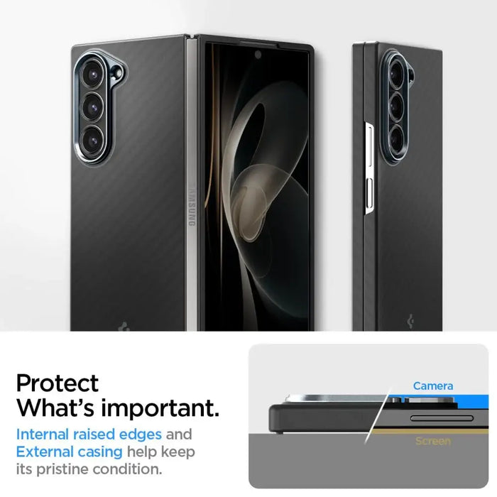 Калъф Spigen Airskin за Samsung Galaxy Z Fold 6 - черен