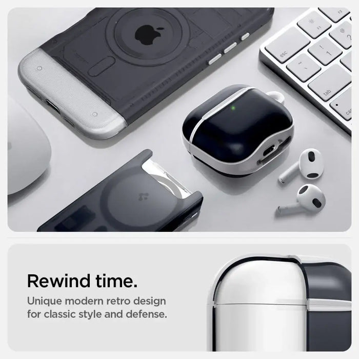 Калъф Spigen Classic C1 за AirPods 4 - графитен