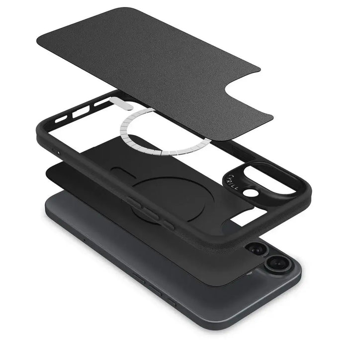 Калъф Spigen Cyrill Kajuk Mag MagSafe за iPhone 16 - черен