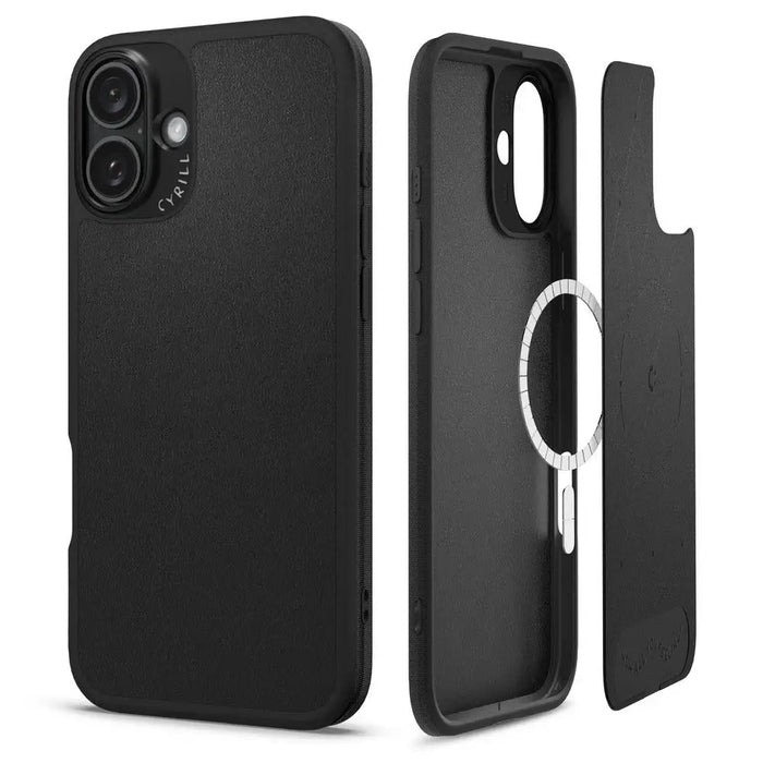 Калъф Spigen Cyrill Kajuk Mag MagSafe за iPhone 16 - черен