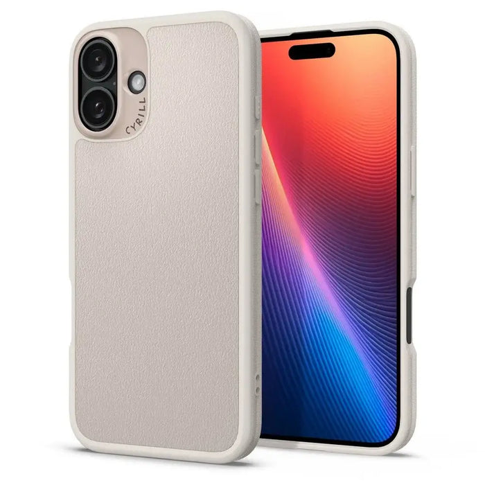 Калъф Spigen Cyrill Kajuk Mag за iPhone 16 - бежов
