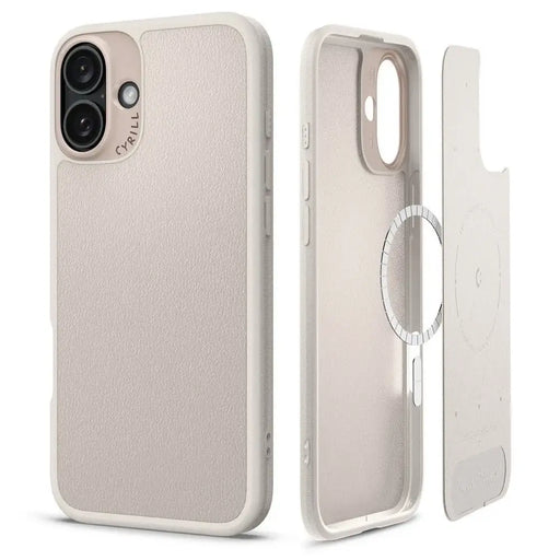 Калъф Spigen Cyrill Kajuk Mag за iPhone 16 - бежов