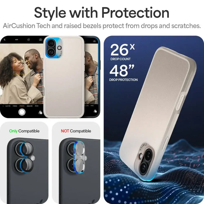 Калъф Spigen Cyrill Kajuk Mag за iPhone 16 - бежов