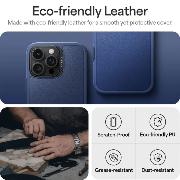 Калъф Spigen Cyrill Kajuk Mag за iPhone 16 Pro - кафяв