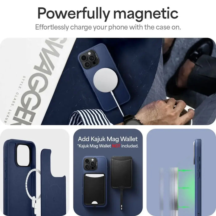 Калъф Spigen Cyrill Kajuk Mag за iPhone 16 Pro - кафяв