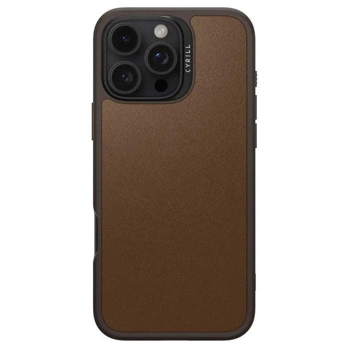 Калъф Spigen Cyrill Kajuk Mag за iPhone 16 Pro Max - кафяв
