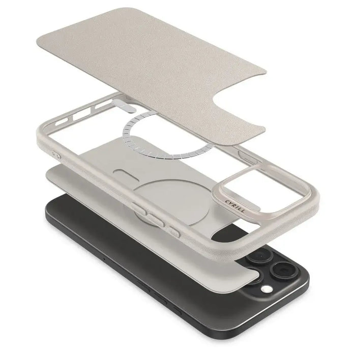 Калъф Spigen Cyrill Kajuk MagSafe за iPhone 16 Pro - бежов