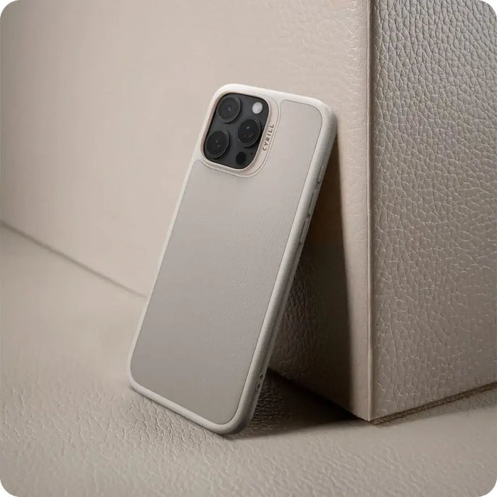 Калъф Spigen Cyrill Kajuk MagSafe за iPhone 16 Pro - бежов