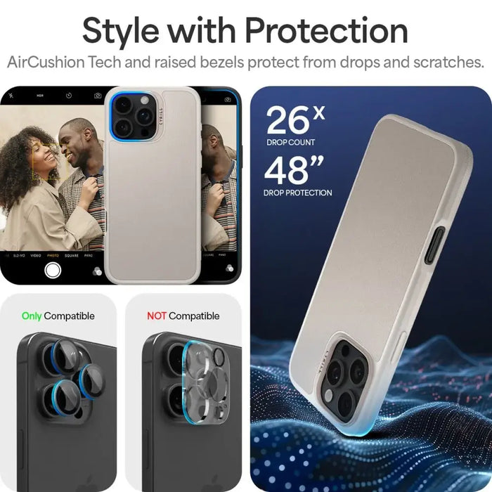 Калъф Spigen Cyrill Kajuk MagSafe за iPhone 16 Pro - бежов