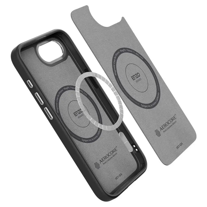 Калъф Spigen Enzo Aramid MagSafe за iPhone 16e - черен