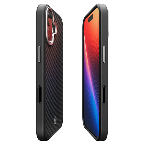 Калъф Spigen Enzo Aramid ’T’ MagSafe за iPhone 17 - черен