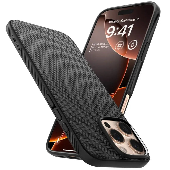 Калъф Spigen Liquid Air iPhone 16 Pro - черен