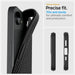 Калъф Spigen Liquid Air iPhone 16e - черен мат