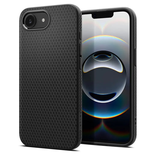 Калъф Spigen Liquid Air iPhone 16e - черен мат