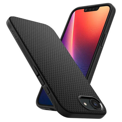 Калъф Spigen Liquid Air iPhone 16e - черен мат