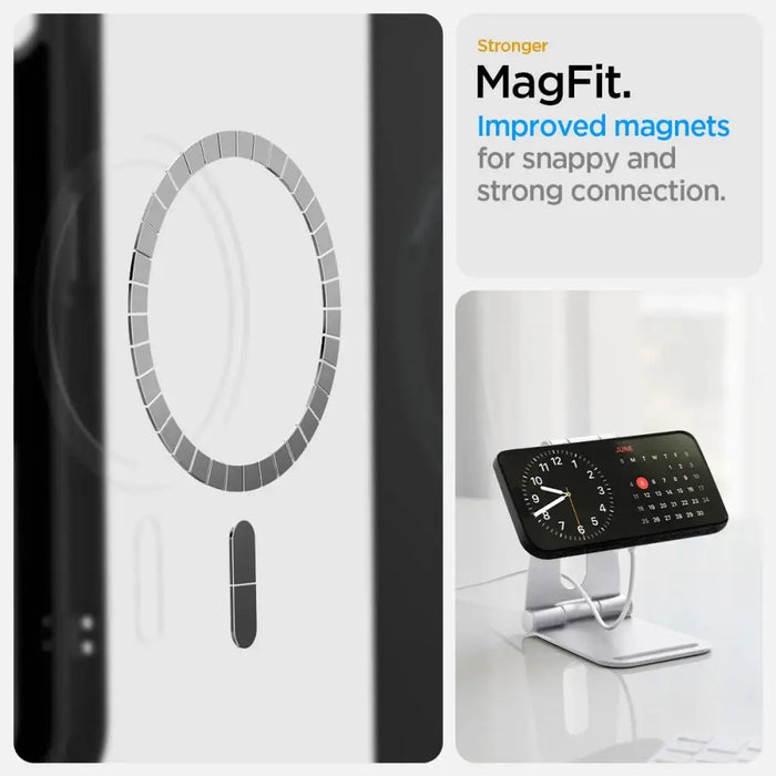 Калъф Spigen Liquid Air Mag MagSafe за iPhone 16e - черен