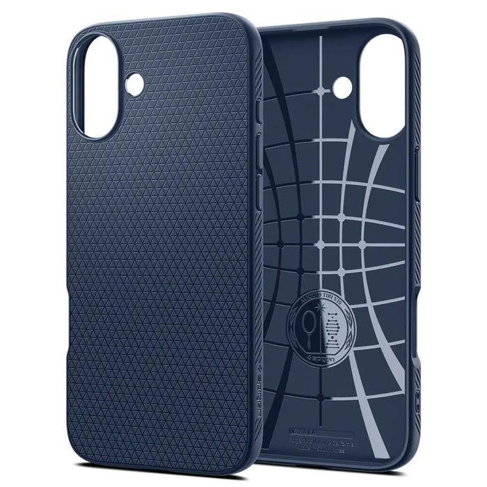 Калъф Spigen Liquid Air за iPhone 16 Plus - син