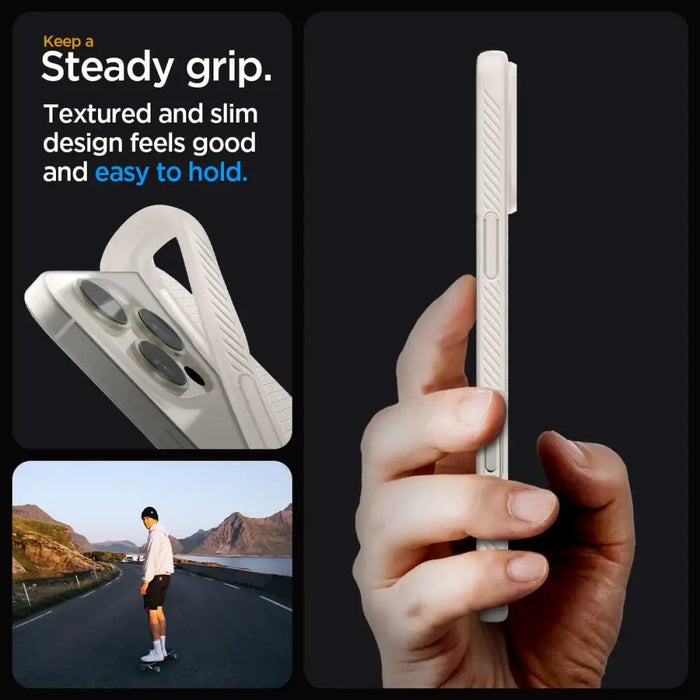 Калъф Spigen Liquid Air за iPhone 16 Pro Max - титан