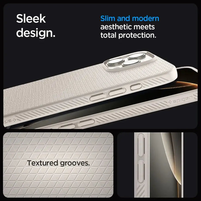 Калъф Spigen Liquid Air за iPhone 16 Pro Max - титан