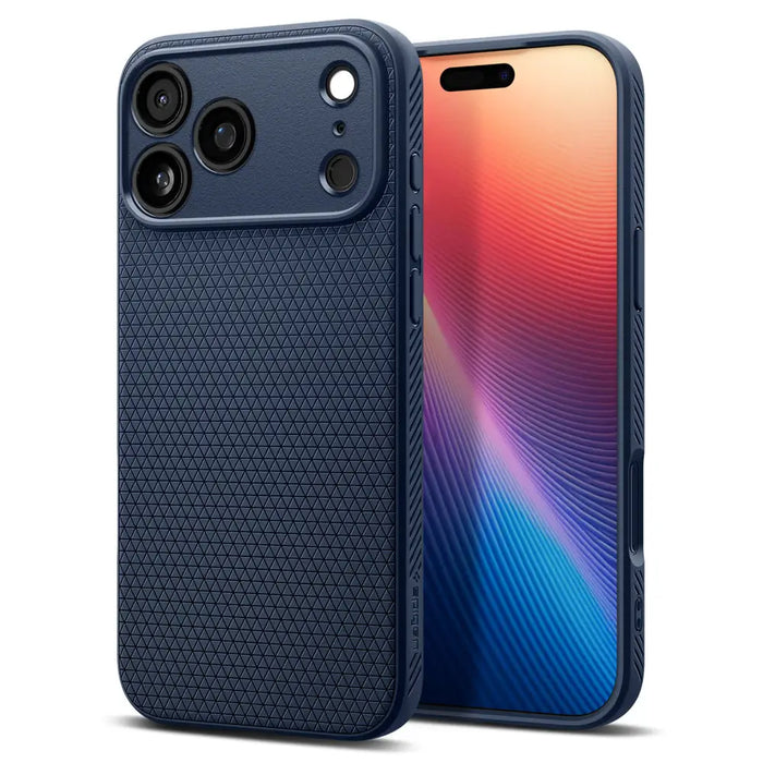 Калъф Spigen Liquid Air за iPhone 17 Pro - син
