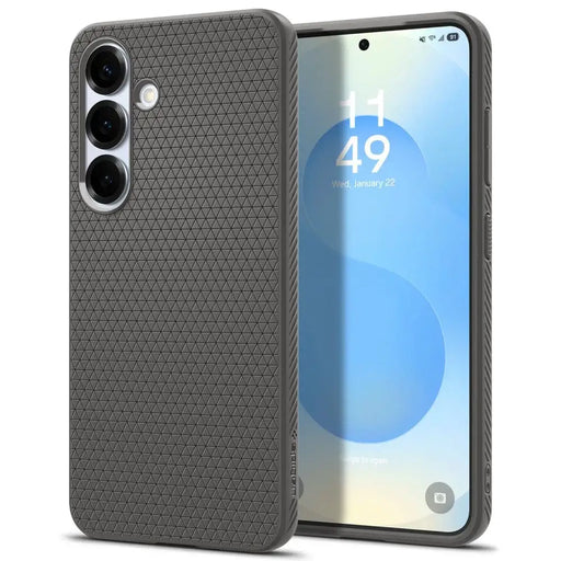 Калъф Spigen Liquid Air за Samsung Galaxy S25 + - сив