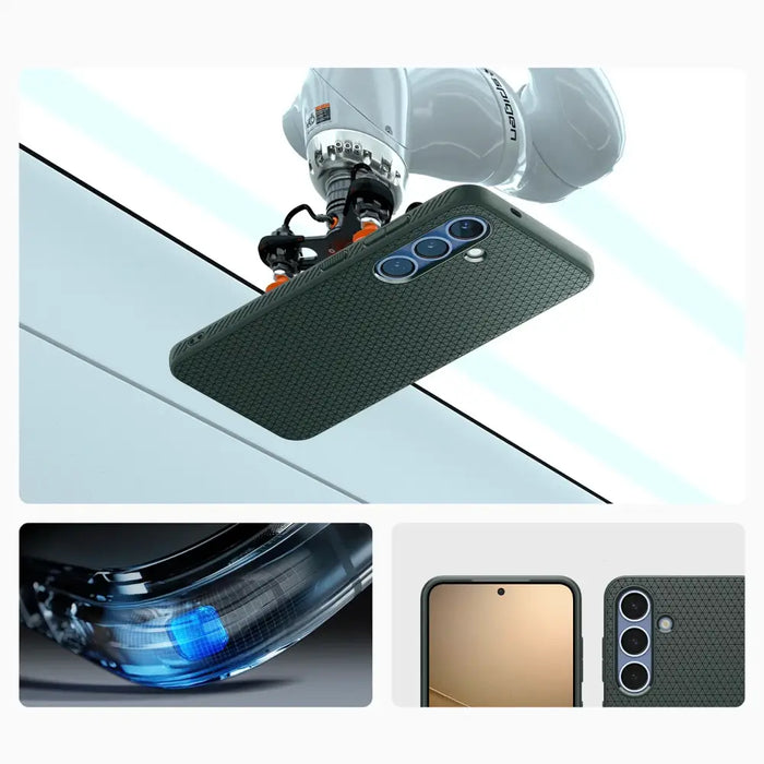 Калъф Spigen Liquid Air за Samsung Galaxy S25 - зелен