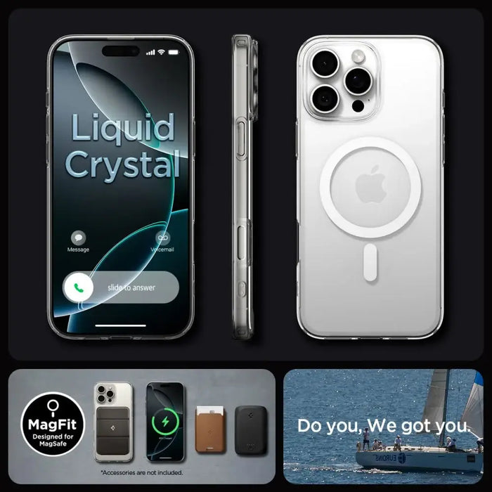 Калъф Spigen Liquid Crystal MagSafe за iPhone 16 Pro Max