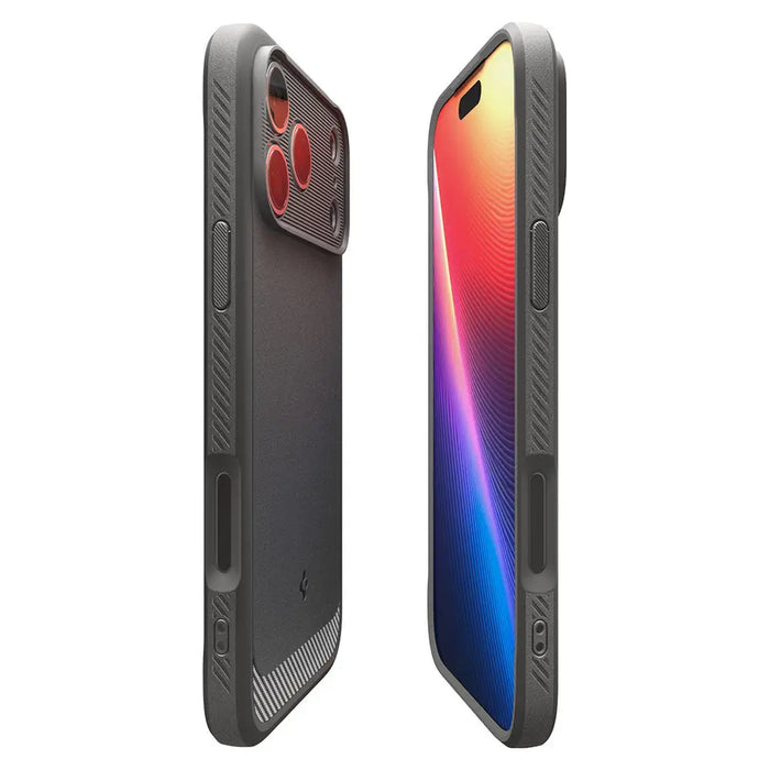 Калъф Spigen Rugged Armor Mag MagSafe за iPhone 17 Pro - сив