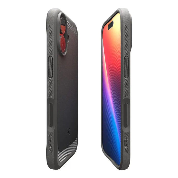 Калъф Spigen Rugged Armor Mag MagSafe за iPhone 17 - сив