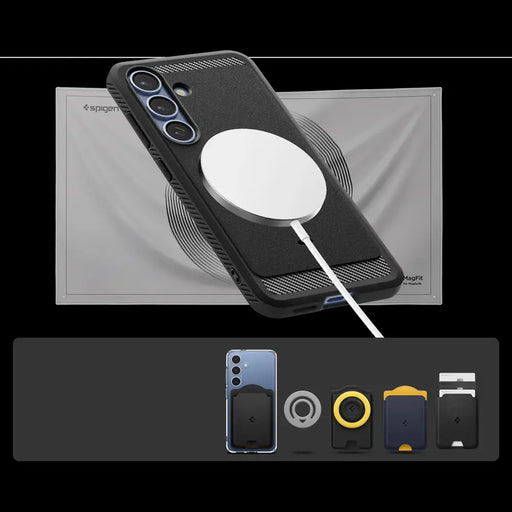 Калъф Spigen Rugged Armor Mag MagSafe за Samsung Galaxy S25