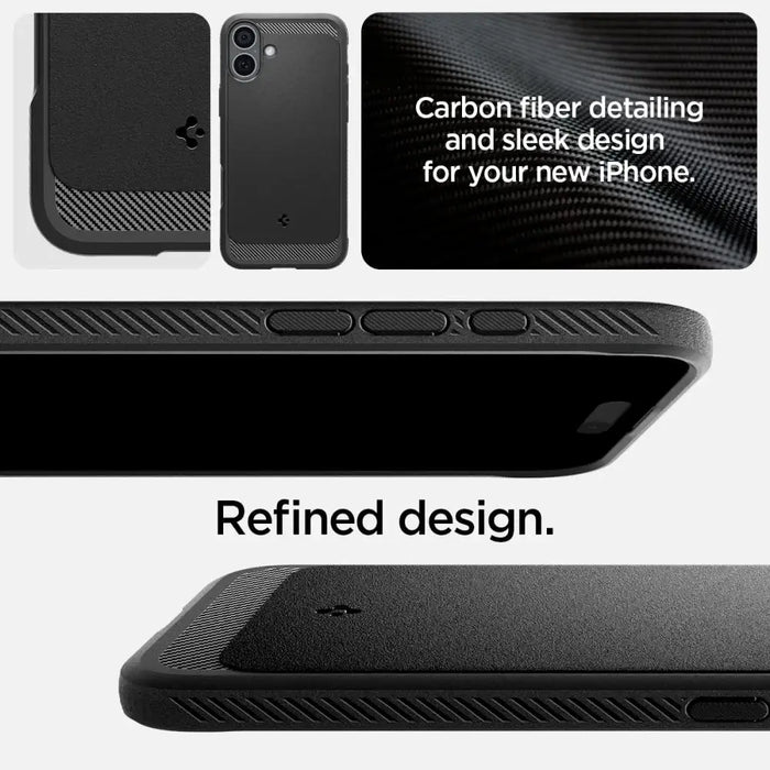Калъф Spigen Rugged Armor MagSafe за iPhone 16 Plus - черен