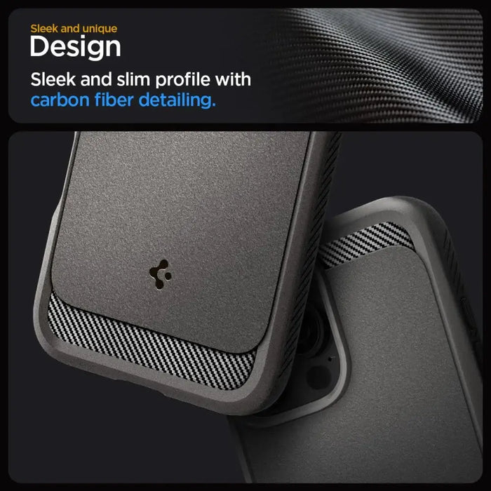 Калъф Spigen Rugged Armor MagSafe за iPhone 16 Pro - сив