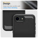 Калъф Spigen Rugged Armor MagSafe за iPhone 16e - черен