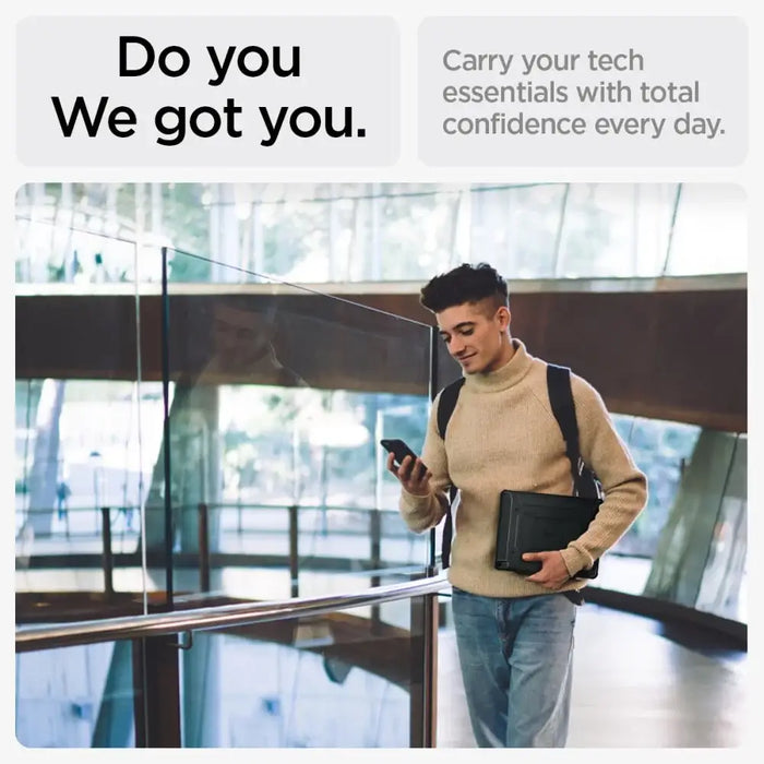 Калъф Spigen Rugged Armor Pro iPad Air 13’’ 2024 - черен