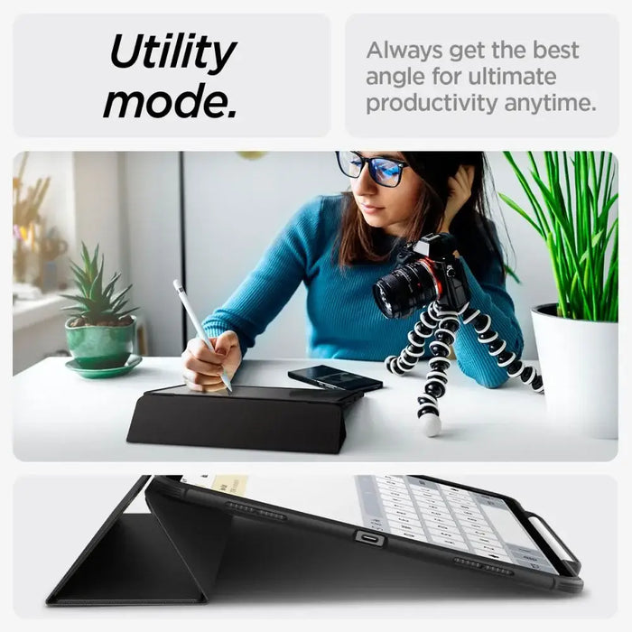 Калъф Spigen Rugged Armor Pro iPad Air 13’’ 2024 - черен