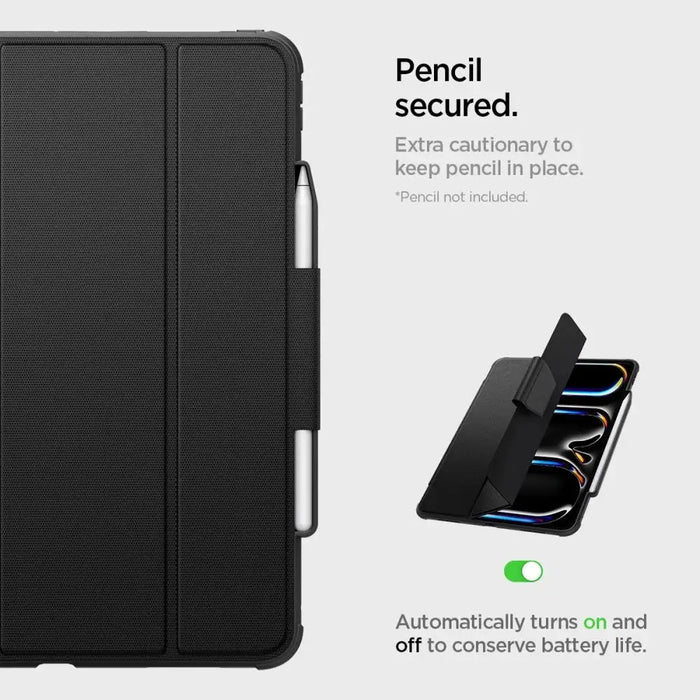 Калъф Spigen Rugged Armor Pro за iPad Pro 13’’ 2024 - черен