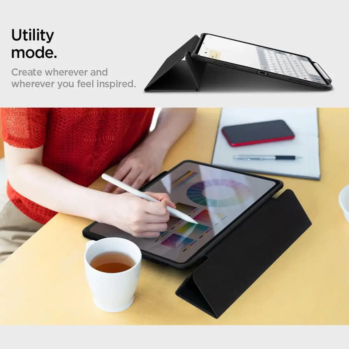 Калъф Spigen Rugged Armor Pro за iPad Pro 13’’ 2024 - черен