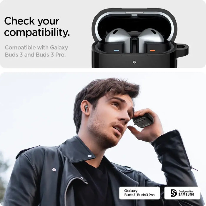 Калъф Spigen Rugged Armor за Samsung Galaxy Buds 3 / 3 Pro