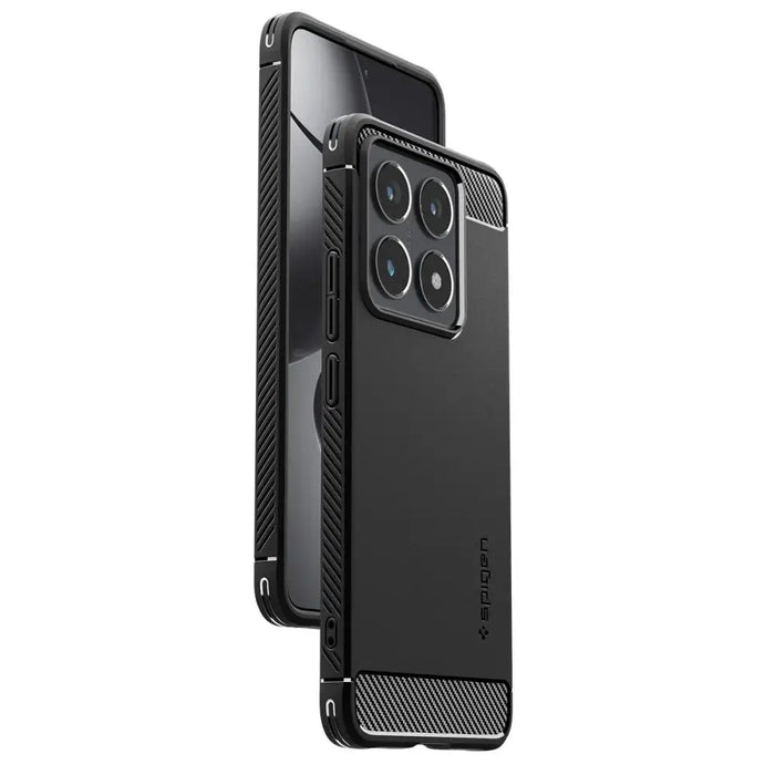 Калъф Spigen Rugged Armor за Xiaomi 14T Pro - черен мат
